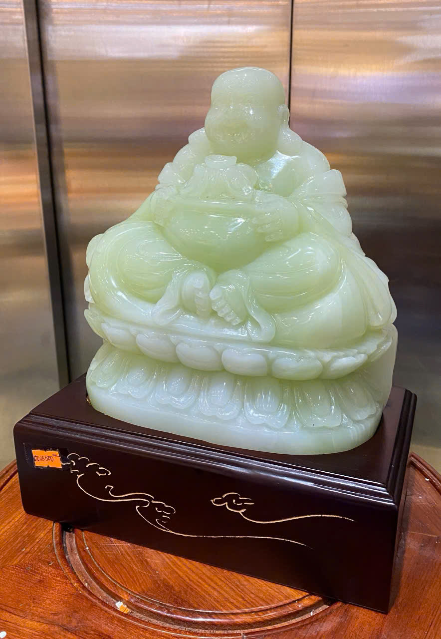 Tp Thần tài di lặc ngọc onyx 32cm