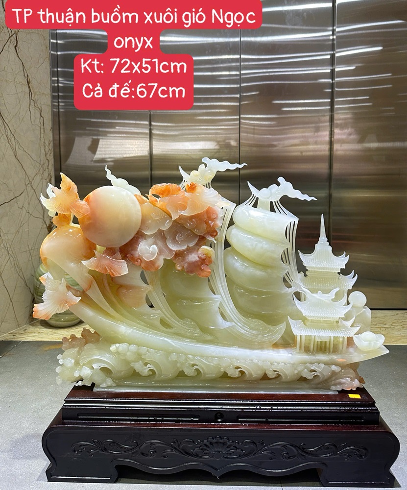 TP Thuận Buồm Xuôi Gió Ngọc Onyx 72x51cm