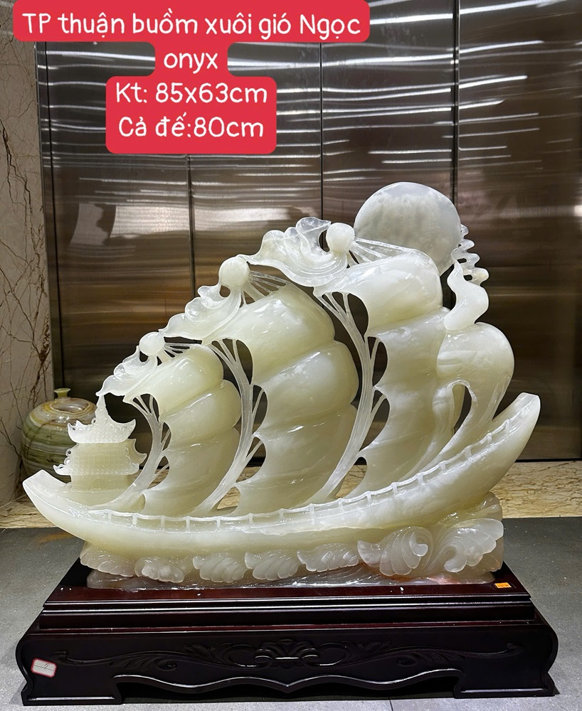 TP Thuận Buồm Xuôi Gió Ngọc Onyx 85x63cm