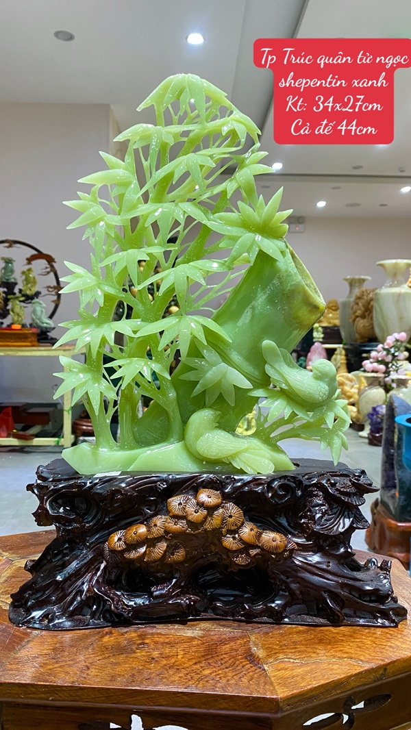 Trúc Quân Tử Ngọc Serpentine Xanh