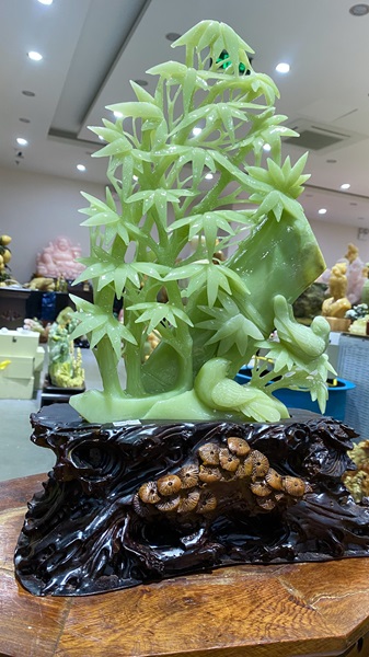 Trúc Quân Tử Ngọc Serpentine Xanh