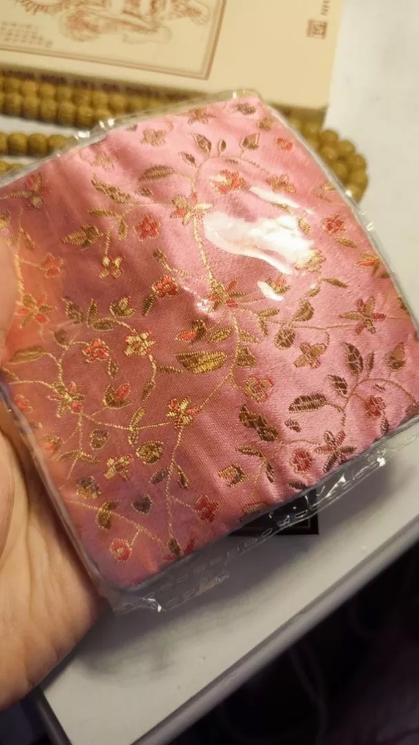 Túi gấm có khóa kéo hình bao tiền
