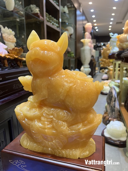 Tượng Cụ Hợi Phú Quý Ngọc Hoàng Long 30cm