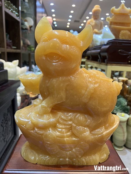 Tượng Cụ Hợi Phú Quý Ngọc Hoàng Long 30cm