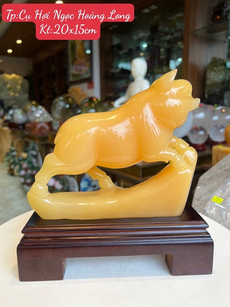 Tượng Hợi Ngọc Hoàng Long 20cm - 12 con giáp