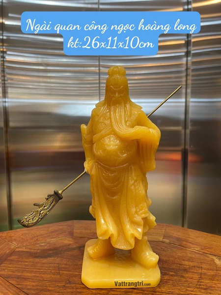 Tượng Ngài Quan Công Ngọc Hoàng Long 26cm