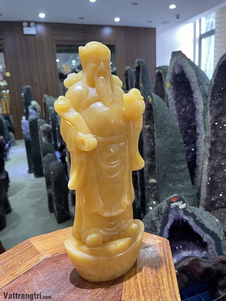 Tượng Ngài Thần Tài Ngọc Hoàng Long 32cm