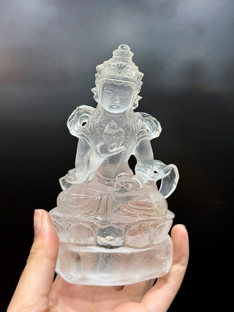 Tượng Thánh Mẫu TaRa Thạch Anh Trắng