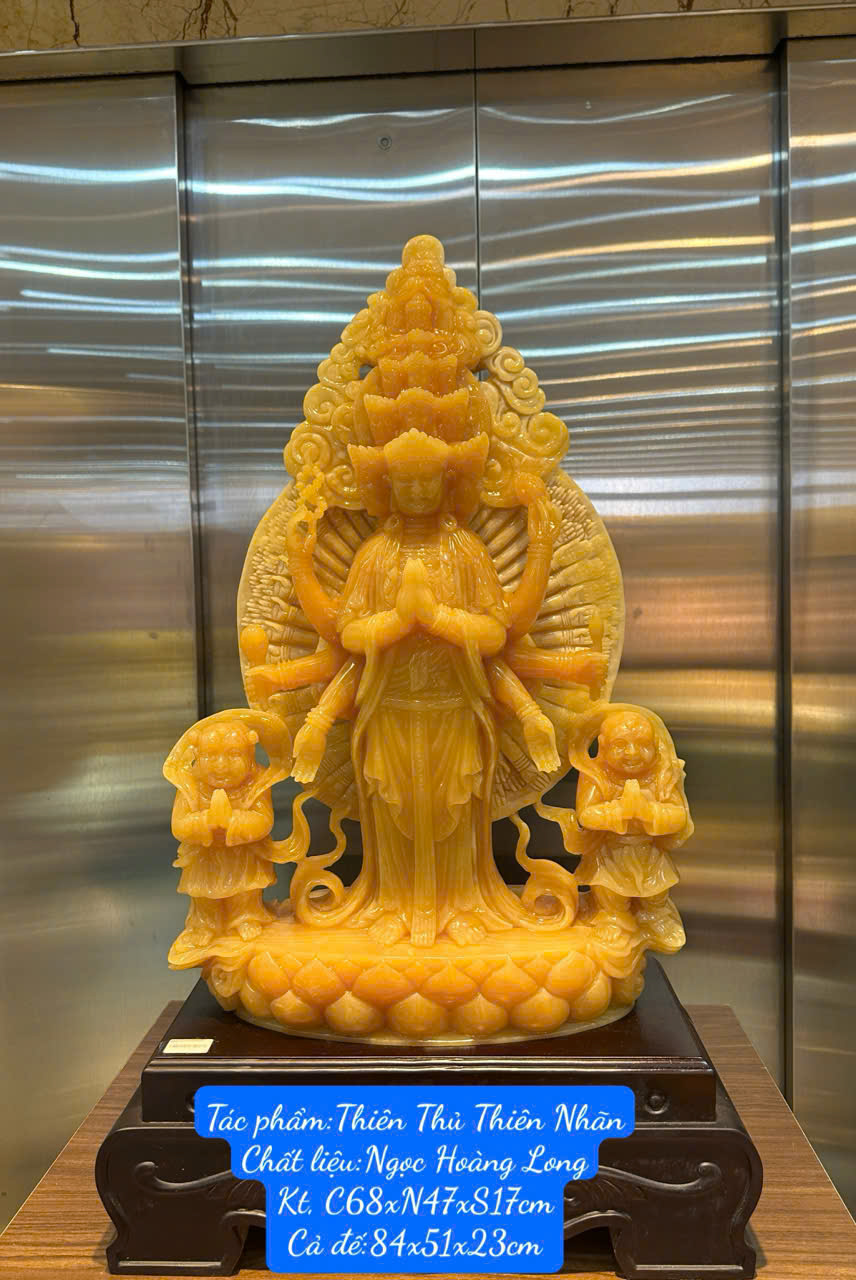 Tượng thiên thủ thiên nhãn ngọc hoàng long