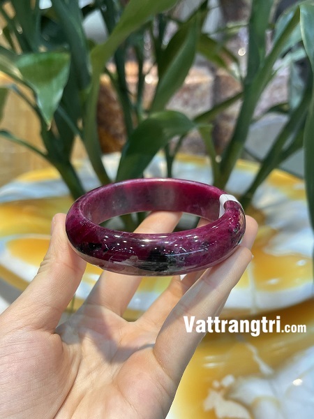 Vòng bản liền ngọc ruby vip 59mm x 16.3mm