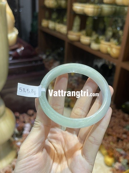 Vòng liền ngọc cẩm thạch phỉ thuý 54ly - 58ly