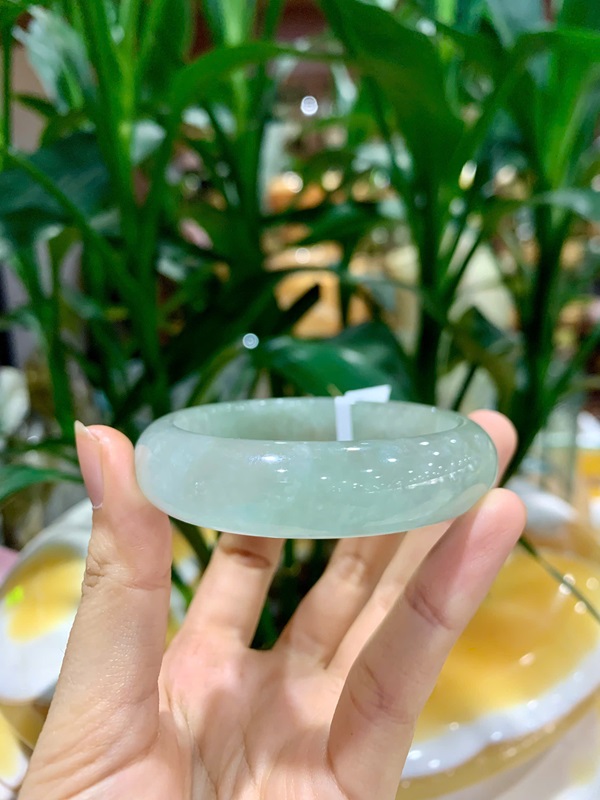 Vòng Liền Ngọc Phỉ Thuý Bình An 54mm