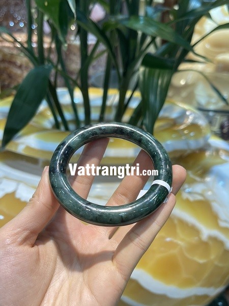 Vòng liền ngọc phỉ thuý vip 52ly - 55ly