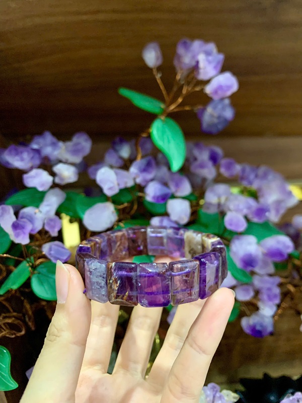 Vòng Super Seven Tím Bản Khúc 16mm