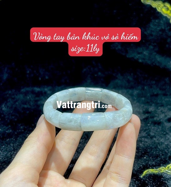 Vòng tay bản khúc vỏ sò hiếm 11ly