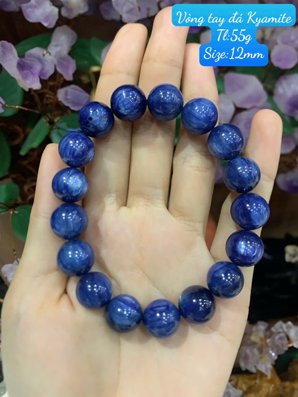 Vòng tay đá Kyanite 12ly
