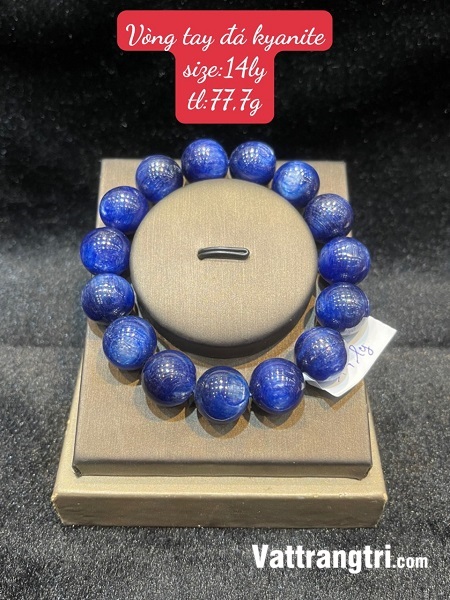 Vòng tay đá kyanite đại dương 14ly