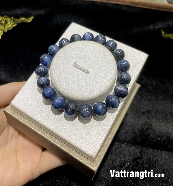 Vòng tay đá kyanite xanh dương 10.8ly