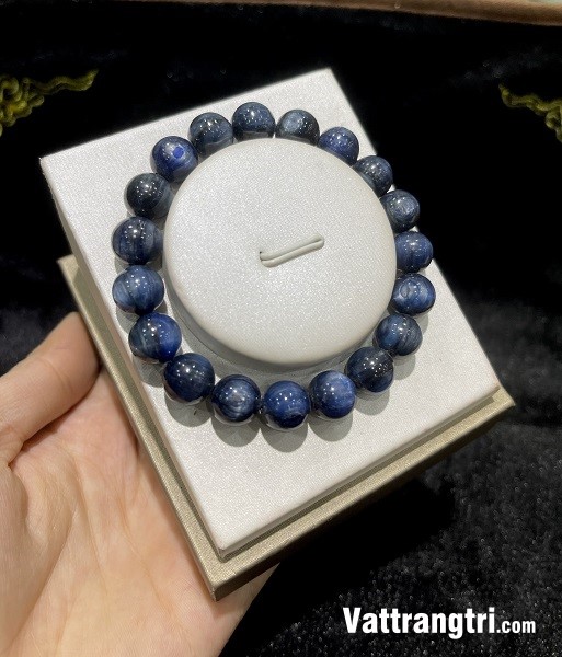 Vòng tay đá kyanite xanh dương 10.8ly