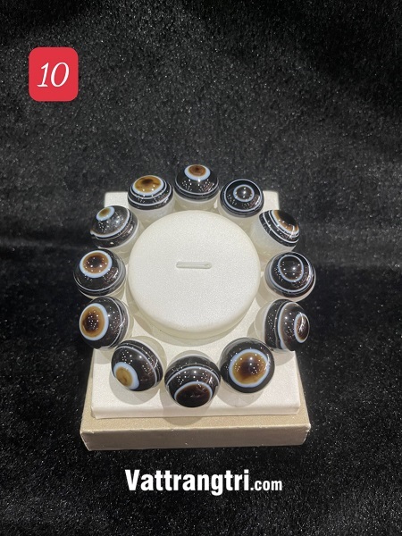 Vòng tay đá mã não vân mix 12ly