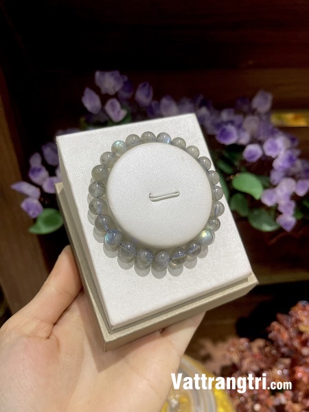 Vòng tay đá mặt trăng 8ly