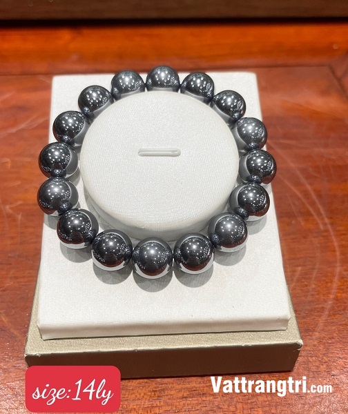 Vòng tay đá nam châm hematite 12 - 14 - 16 - 18 - 20ly