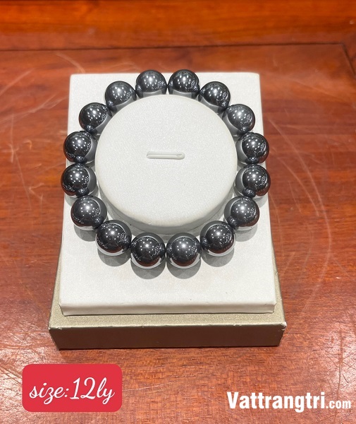 Vòng tay đá nam châm hematite 12ly - 14ly - 16ly - 18ly - 20ly