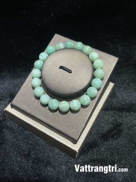 Vòng tay đá quý amazonite L2 10ly