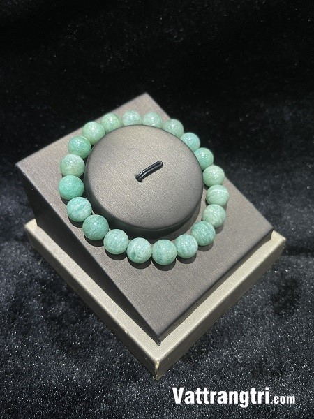 Vòng tay đá quý amazonite L2 10ly