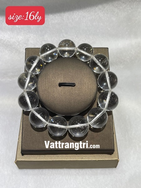 Vòng tay đá thạch anh trắng 8ky - 10ly - 12ly - 14ly - 16ly - 18ly - 20ly