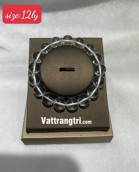 Vòng tay đá thạch anh trắng 8ky - 10ly - 12ly - 14ly - 16ly - 18ly - 20ly