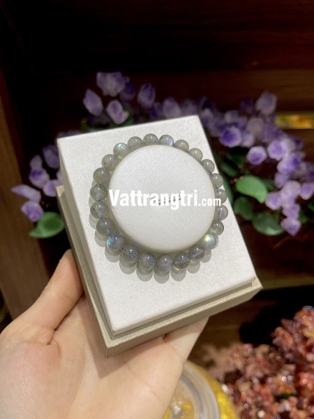 Vòng tay đá xà cừ nhiều ánh hào quang 8ly