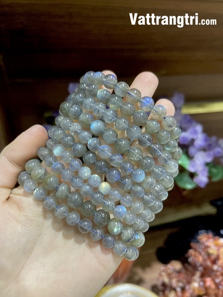 Vòng tay đá xà cừ nhiều ánh hào quang 8ly