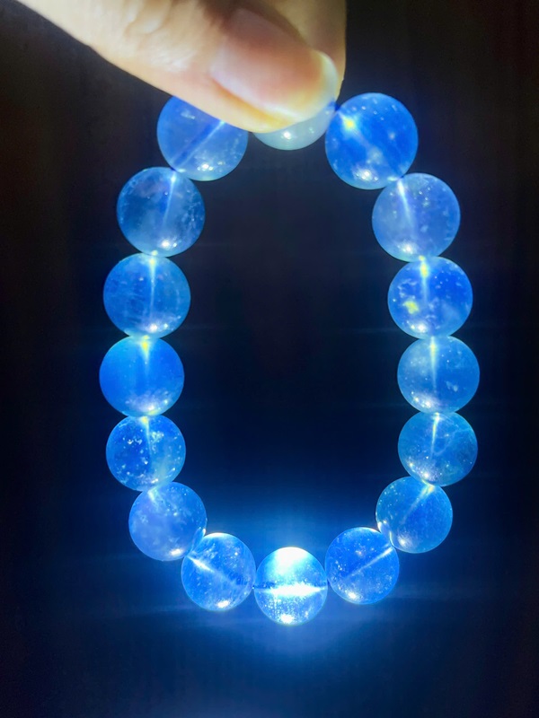 Vòng tay ngọc Aquamarine 13,88ly