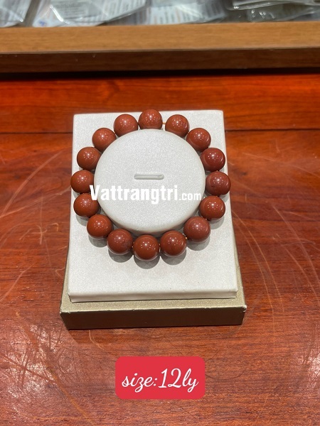 Vòng tay ngọc bích đỏ 8ly - 10ly - 12ly