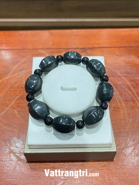 Vòng tay ngọc bích mix kiểu 13 - 16ly