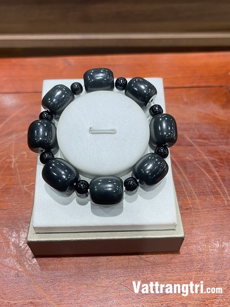 Vòng tay ngọc bích mix lu thống 13 - 16ly