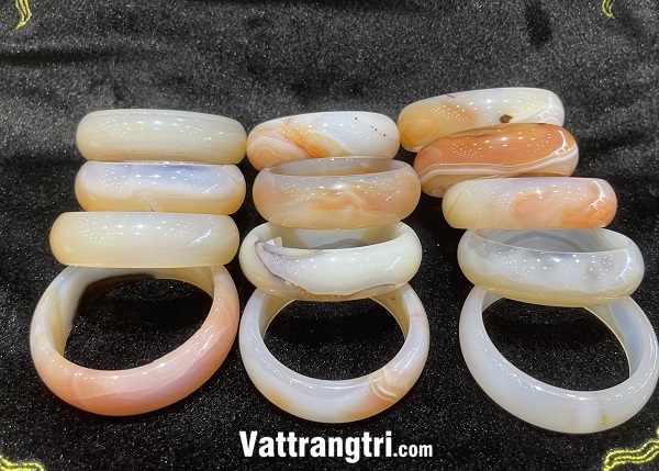 Vòng tay Ngọc mã não to bản liền L1