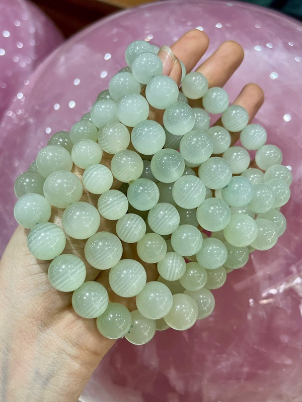 Vòng Tay Ngọc Mã Não Xanh Vân