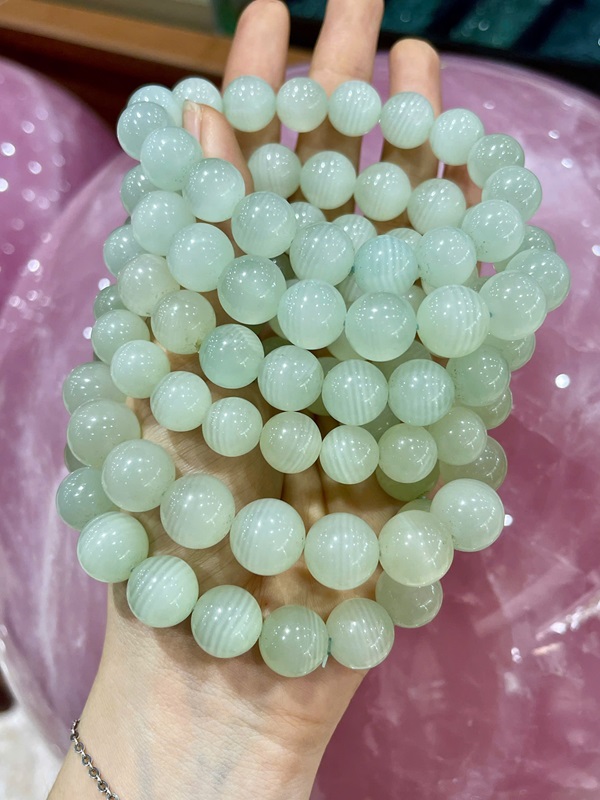 Vòng Tay Ngọc Mã Não Xanh Vân