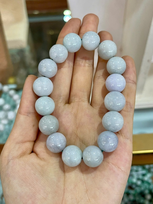 Vòng Tay Ngọc Phỉ Thuý 13Ly