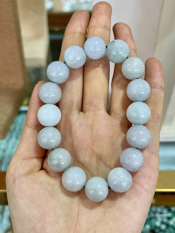 Vòng Tay Ngọc Phỉ Thuý 13Ly