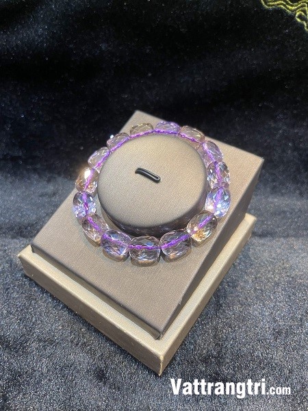 Vòng tay thạch anh tím tự nhiên vip 10ly