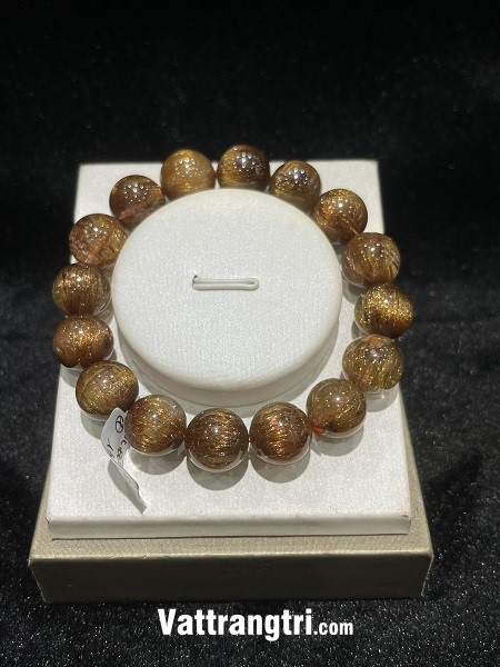 Vòng tay thạch anh tóc đồng vip 13.26ly