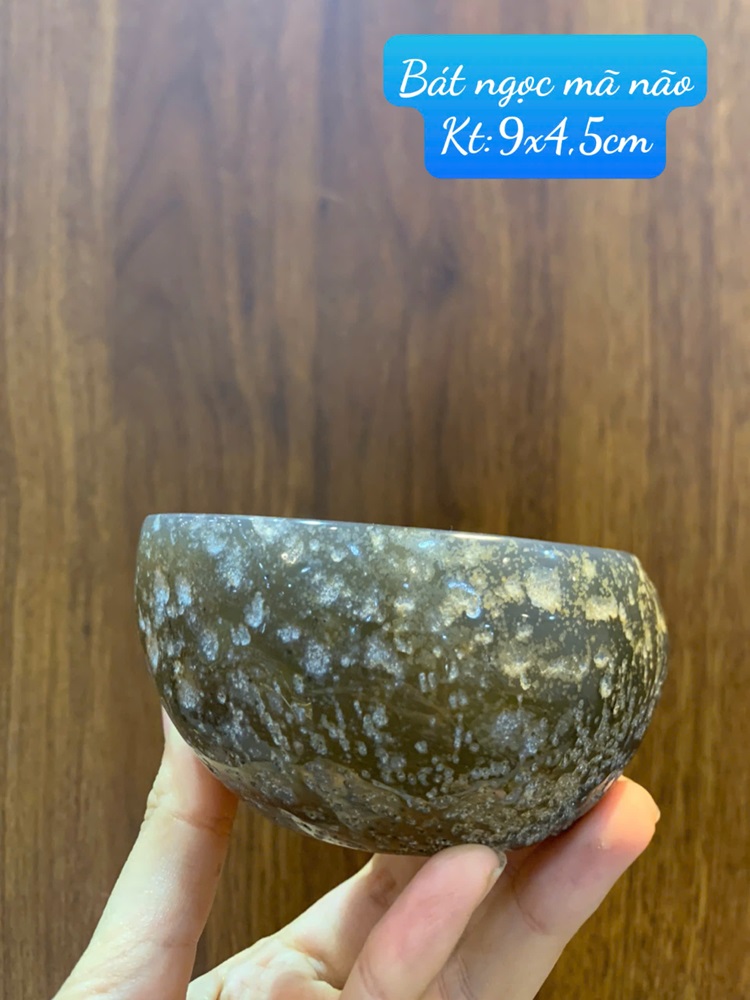 Bát ngọc mã não 9cm