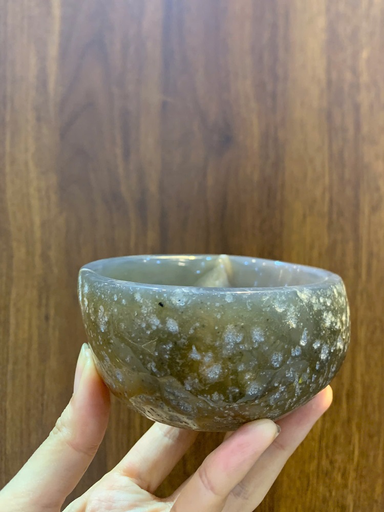 Bát ngọc mã não 9cm