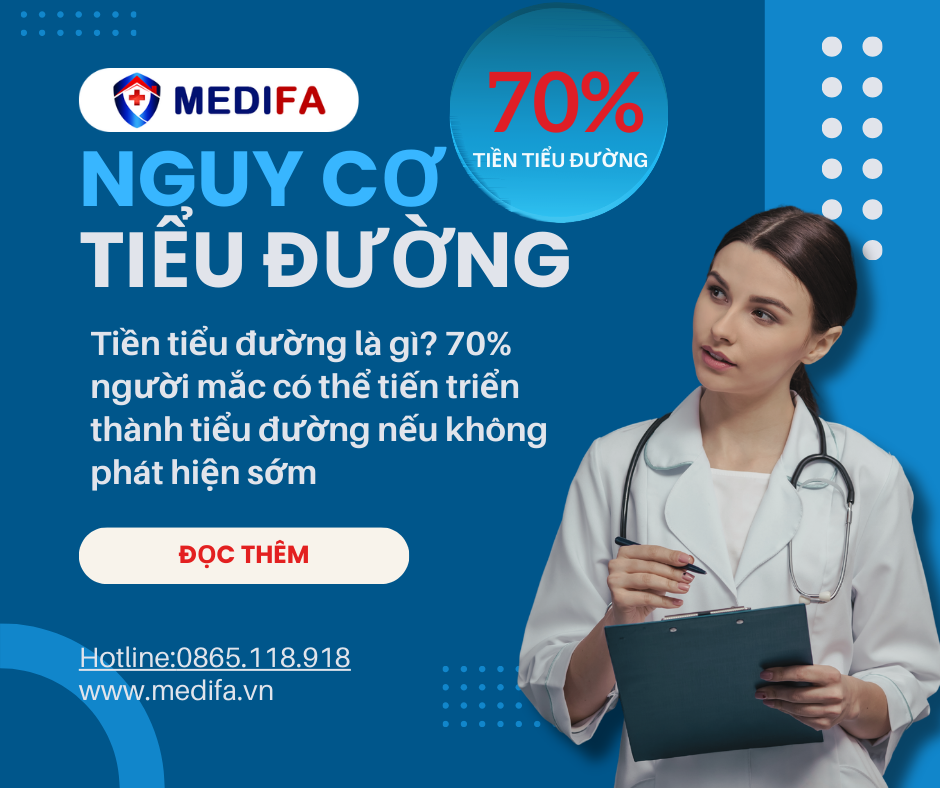 70% người mắc có thể tiến triển thành tiểu đường nếu không phát hiện sớm