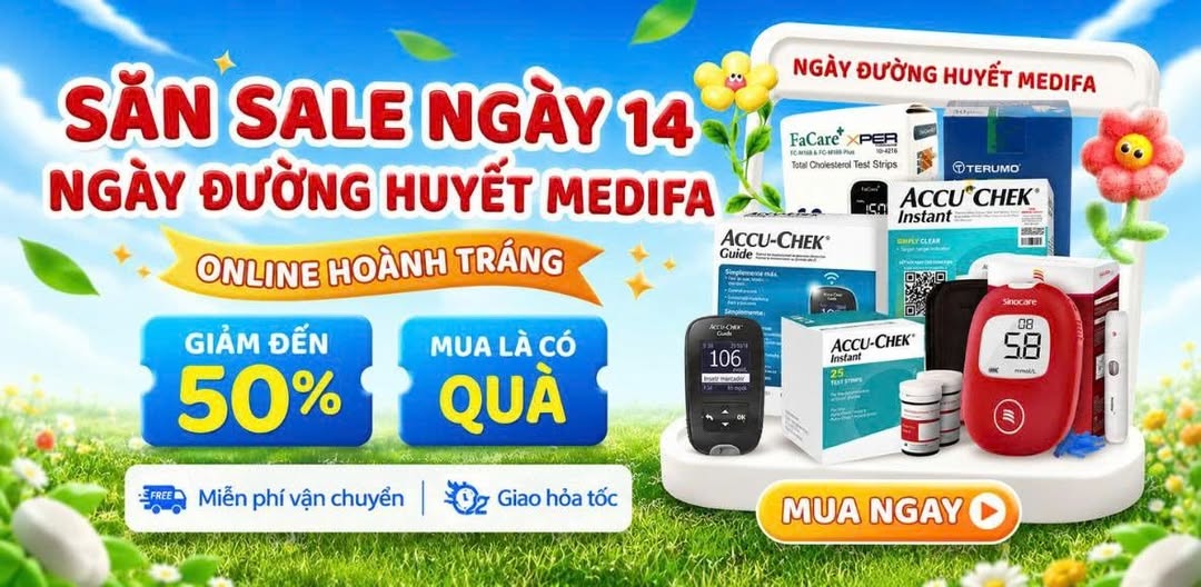Đến Hẹn Lại Lên: Ngày Đường Huyết MEDIFA 14/07 Chính Thức Gõ Cửa – Chủ Động Tầm Soát Chỉ Số Sinh Tồn Tại Nhà