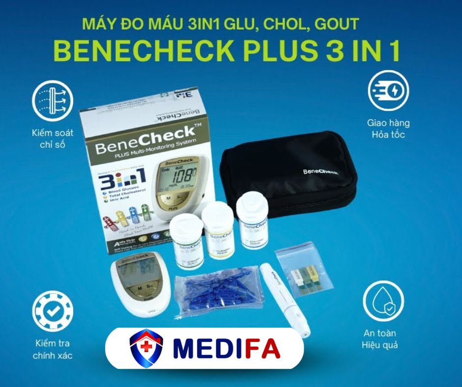 Máy đo đường huyết mỡ máu gout: Giải pháp kiểm soát sức khỏe tại nhà