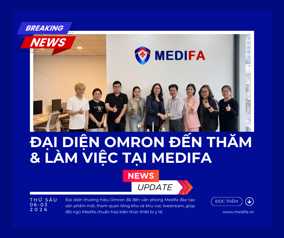 Đại diện Omron đến Medifa thăm quan và chia sẻ thông tin sản phẩm mới: Chuẩn hóa kiến thức thiết bị y tế cho đội ngũ tư vấn
